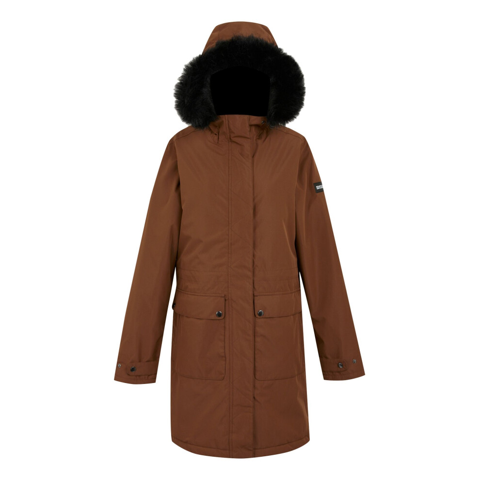 (10 UK, Dark Brown) Regatta Womens/Ladies Sabinka II Parka