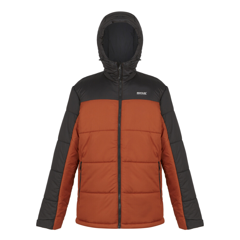 (M, Burnt Copper/Ash) Regatta Mens Nevado VII Insulated Padded Jacket