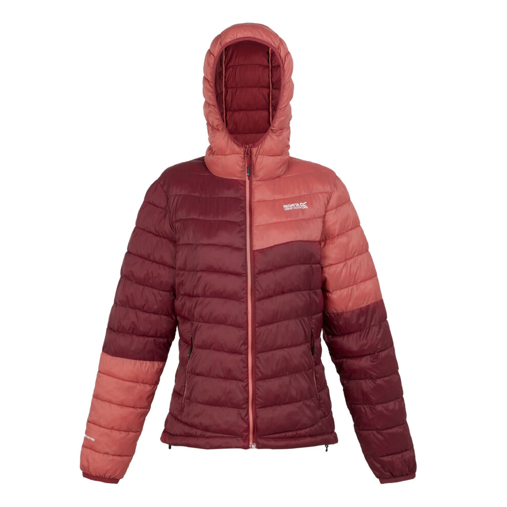 (12 UK, Rumba Red/Mineral Red) Regatta Womens/Ladies Hillpack II Hooded Jacket