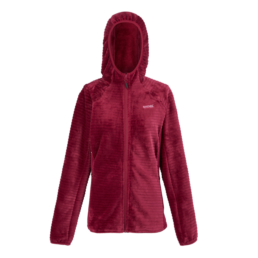 (16 UK, Rumba Red) Regatta Womens/Ladies Endra Hooded Fleece Jacket