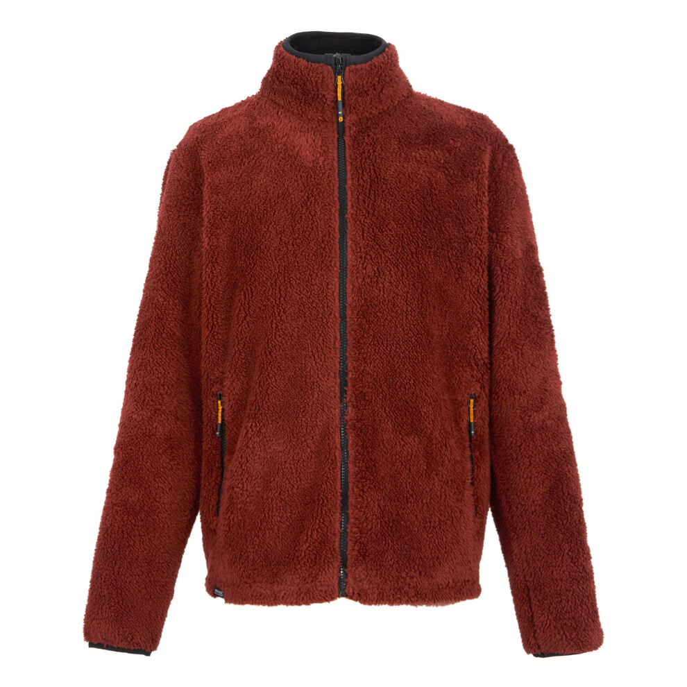 (XXL, Red Ochre) Regatta Mens Midoor Fluffy Fleece Jacket