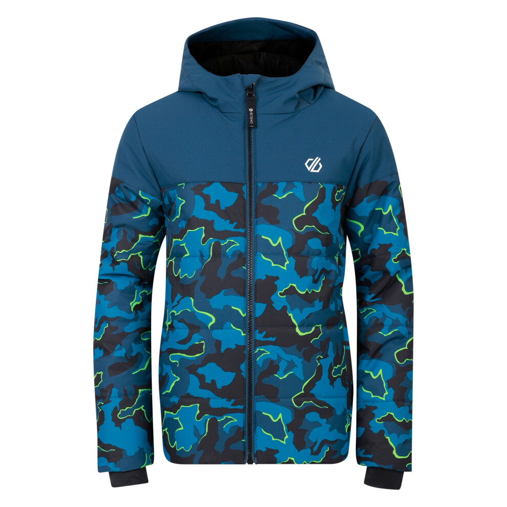 (3-4 Years, Moonlight Denim/Kingfisher Blue) Regatta Childrens/Kids Liftie Camo Ski Jacket