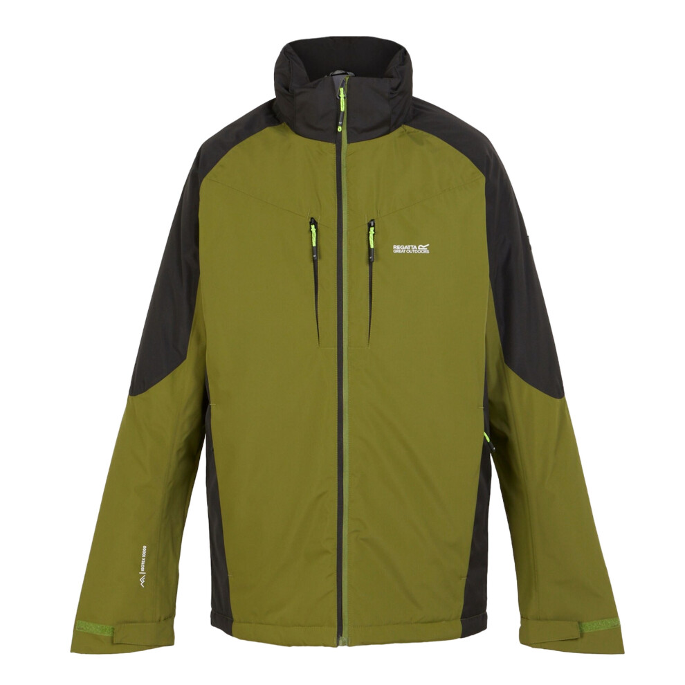 (S, Nephrite Green/Black) Regatta Mens Calderdale II Winter Waterproof Jacket