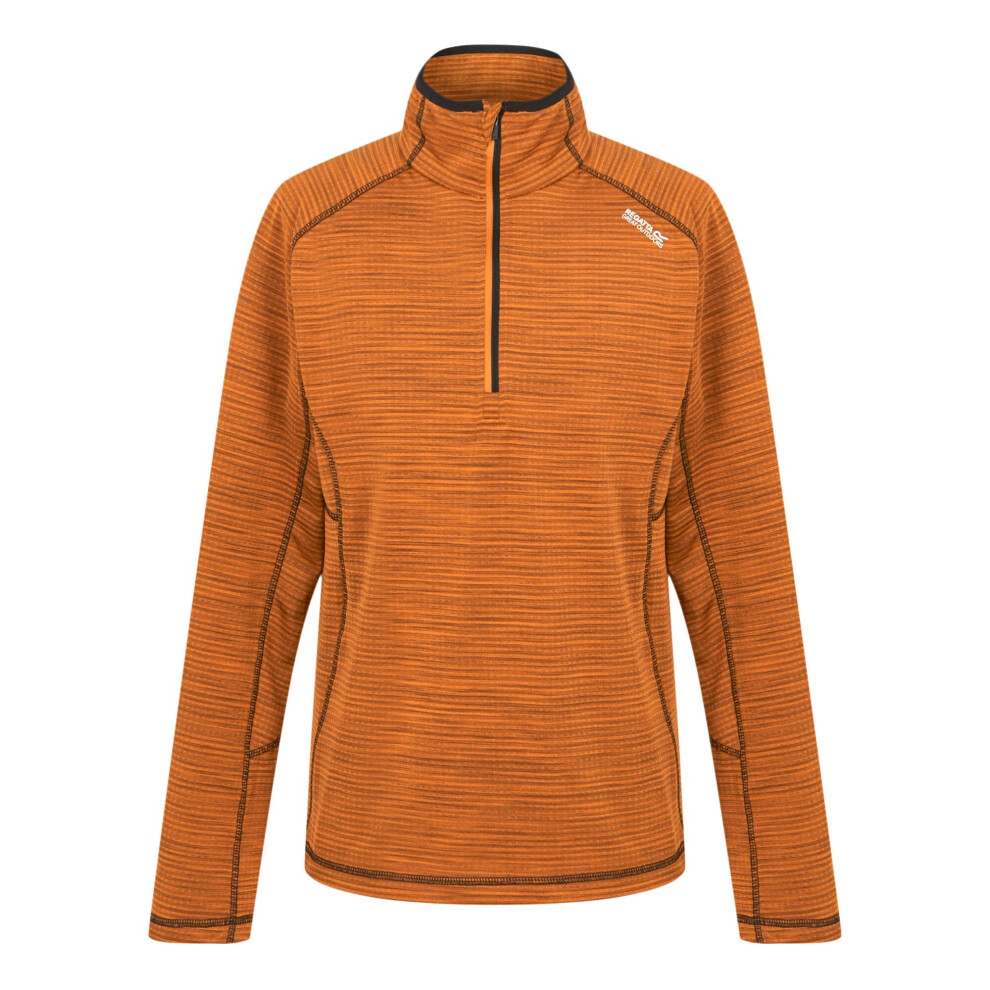 (M, Fox) Regatta Mens Yonder II Half Zip Fleece Top