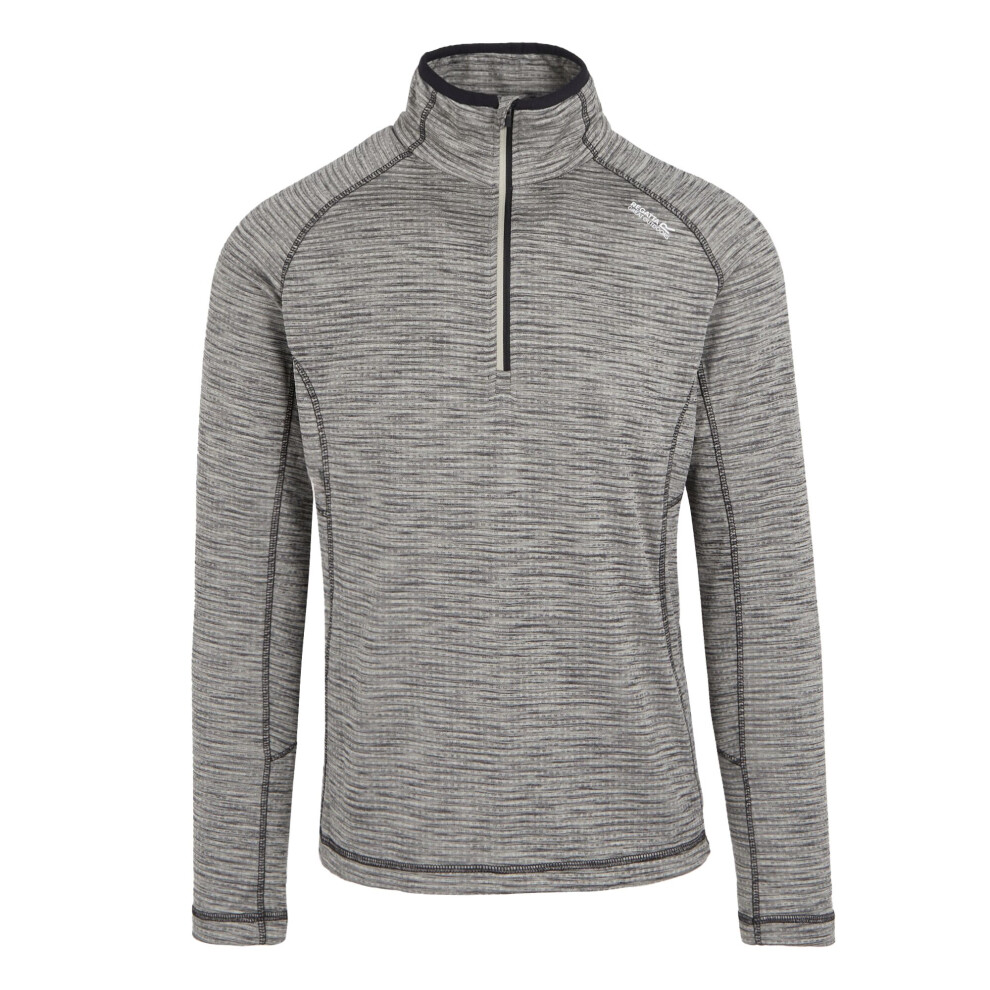 (L, Abbeystone) Regatta Mens Yonder II Half Zip Fleece Top