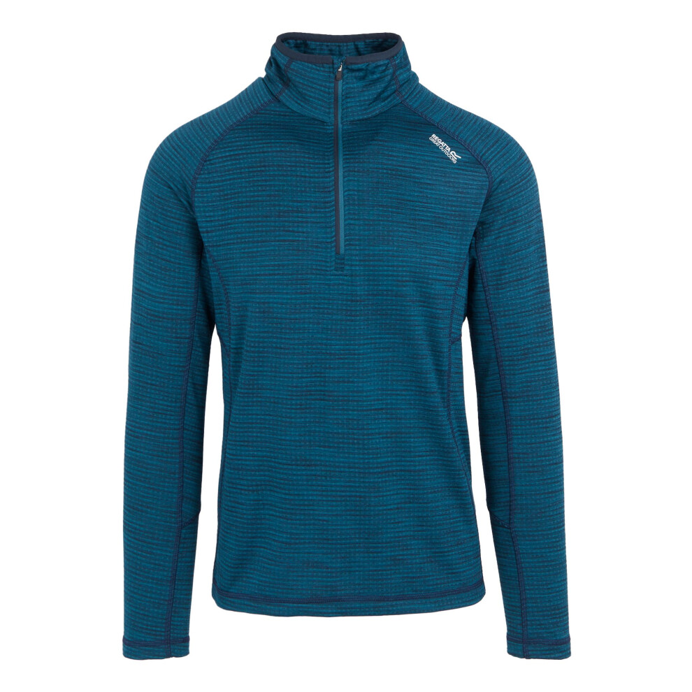 (XXL, Moroccan Blue) Regatta Mens Yonder II Half Zip Fleece Top