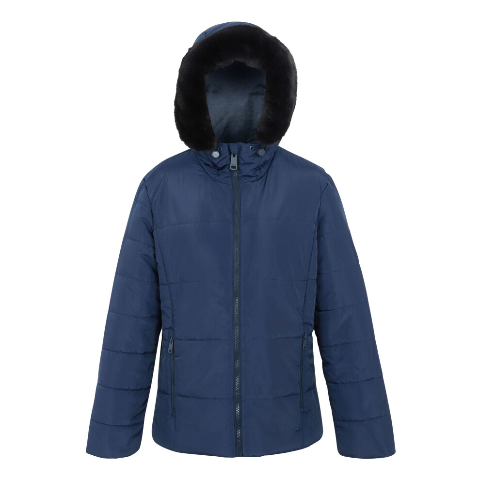 (16 UK, Navy) Regatta Womens/Ladies Winnie Quilted Jacket