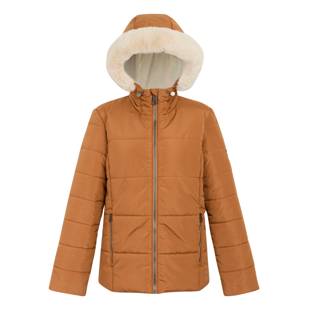 (10 UK, Bran Brown) Regatta Womens/Ladies Winnie Quilted Jacket