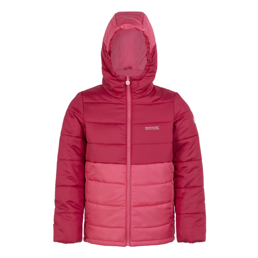 (15-16 Years, Deep Pink/Hot Pink) Regatta Childrens/Kids Lofthouse VIII Insulated Jacket