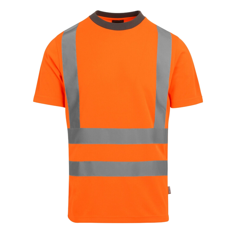 (M, Orange) Regatta Professional Mens Hi-Vis Safety T-Shirt