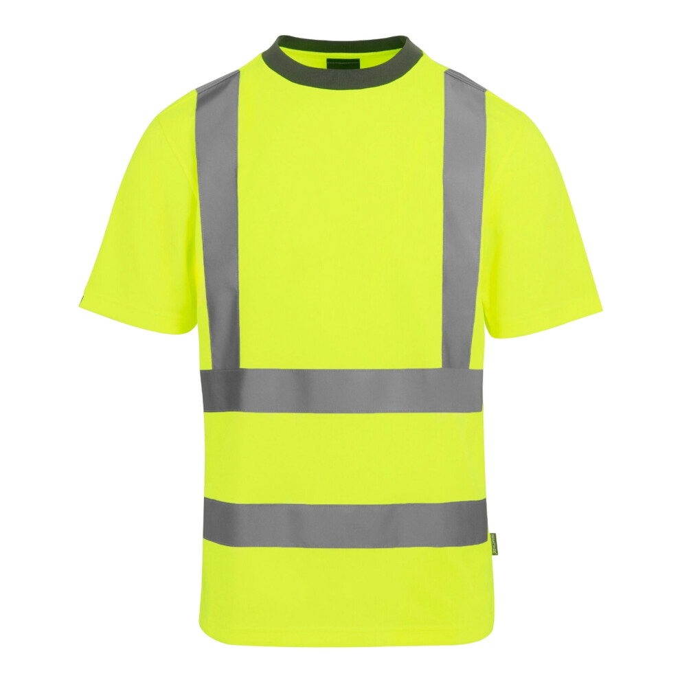 (S, Yellow) Regatta Professional Mens Hi-Vis Safety T-Shirt