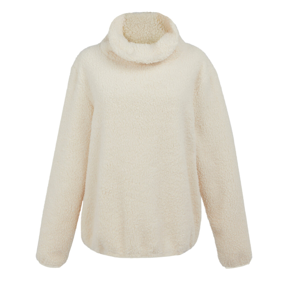 (18 UK, Light Vanilla) Regatta Womens/Ladies Ria Fluffy Overhead Fleece Top