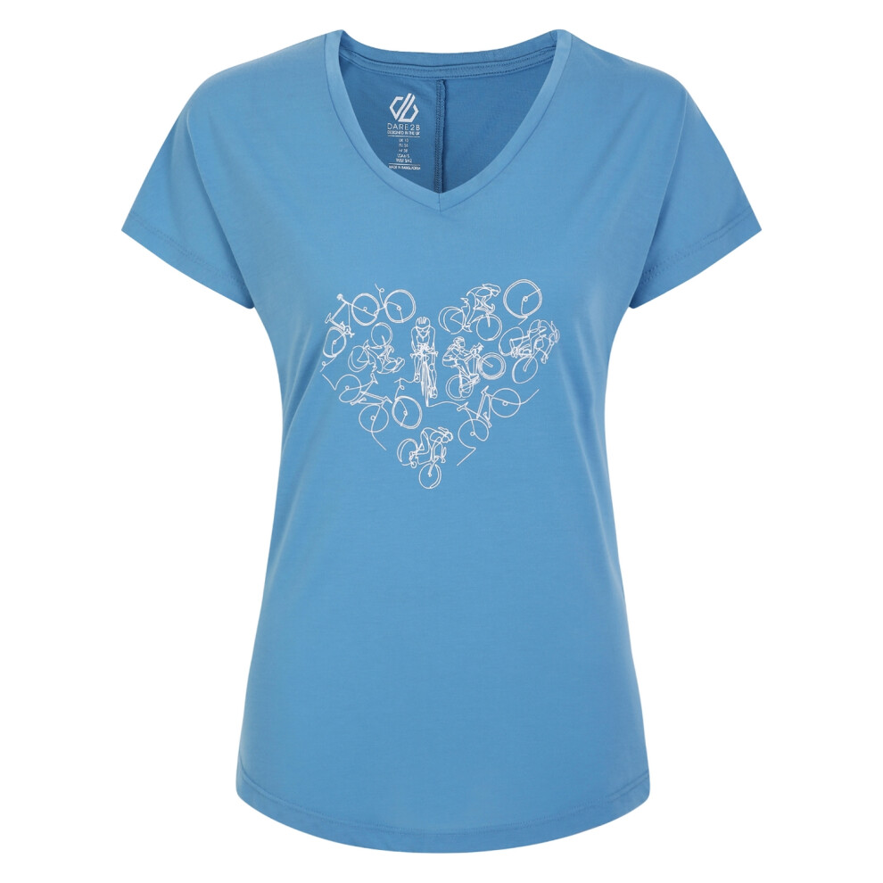 (8 UK, Niagara Blue) Regatta Womens/Ladies Calm Cycle T-Shirt