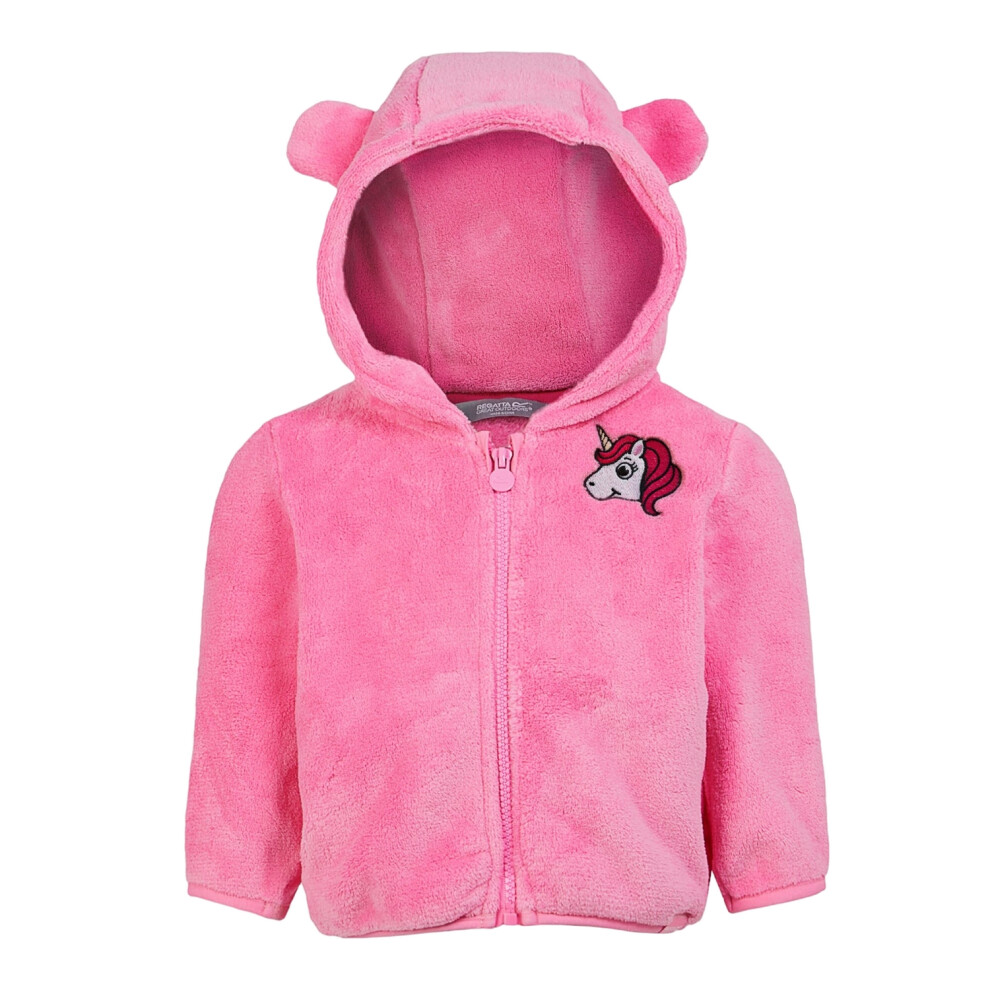 (18-24 Months, Sweet Pink) Regatta Childrens/Kids Luna The Unicorn Fleece Jacket