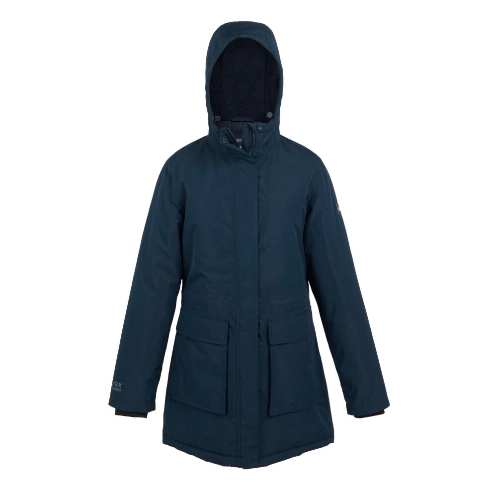 (20 UK, Navy) Regatta Womens/Ladies Voltera Heated Waterproof Jacket