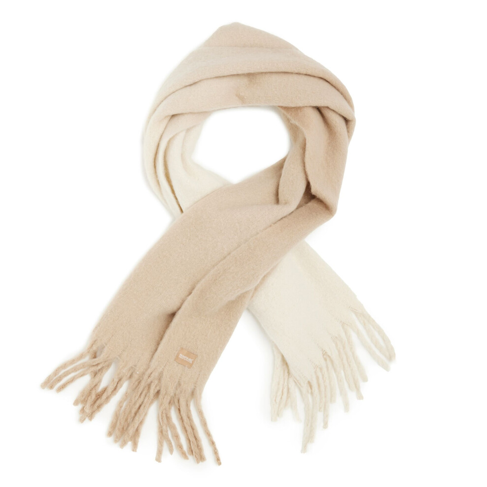 (One Size, Warm Taupe/Light Vanilla) Regatta Womens/Ladies Aleena Ombre Scarf