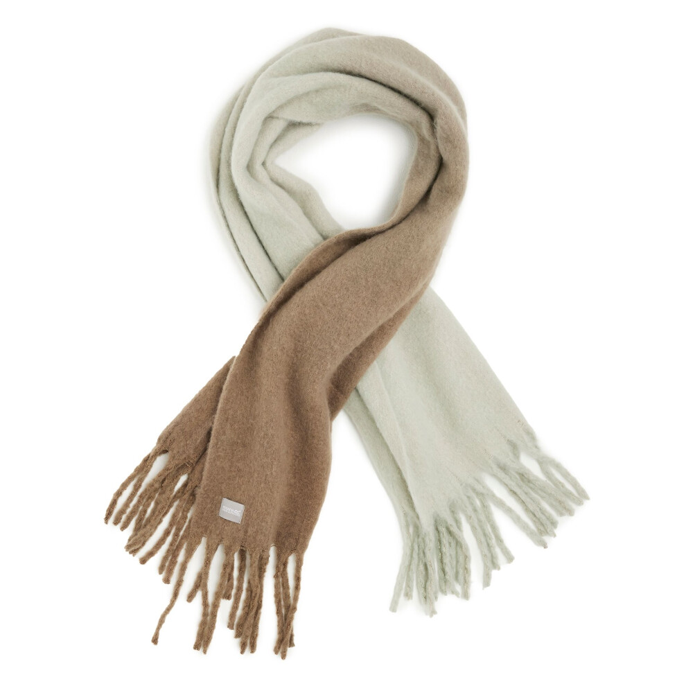 (One Size, Dark Khaki/Moonstruck) Regatta Womens/Ladies Aleena Ombre Scarf