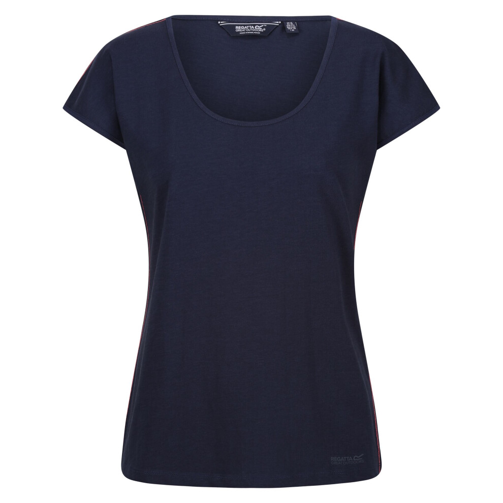 (8 UK, Navy) Regatta Womens/Ladies Telisse Plain T-Shirt