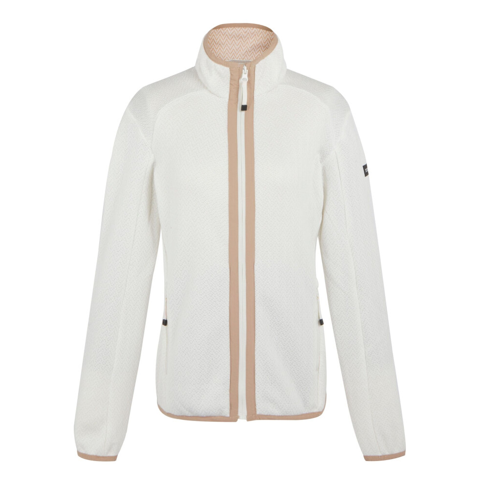 (16 UK, Blanc De Blanc) Regatta Womens/Ladies Elzie Full Zip Fleece Jacket