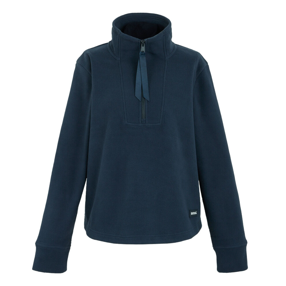 (14 UK, Navy) Regatta Womens/Ladies Juliette Half Zip Fleece Top