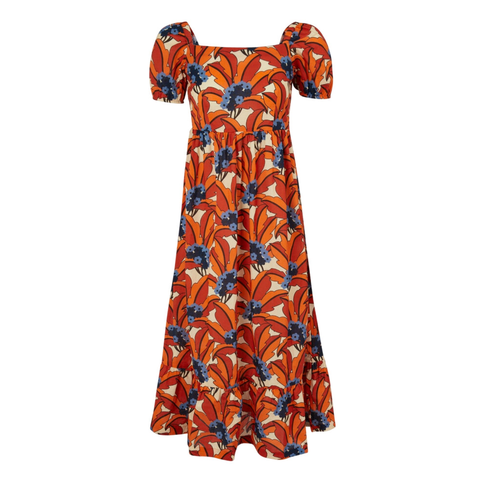 (14 UK, Orange) Regatta Womens/Ladies Orla Kiely Tropical Summer Dress