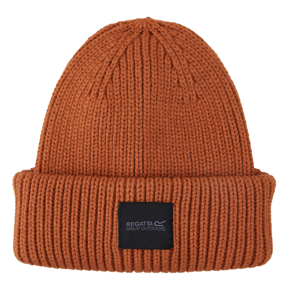 (One Size, Carrot) Regatta Unisex Adult Connora Fisherman Christian Lacroix Knitted Beanie