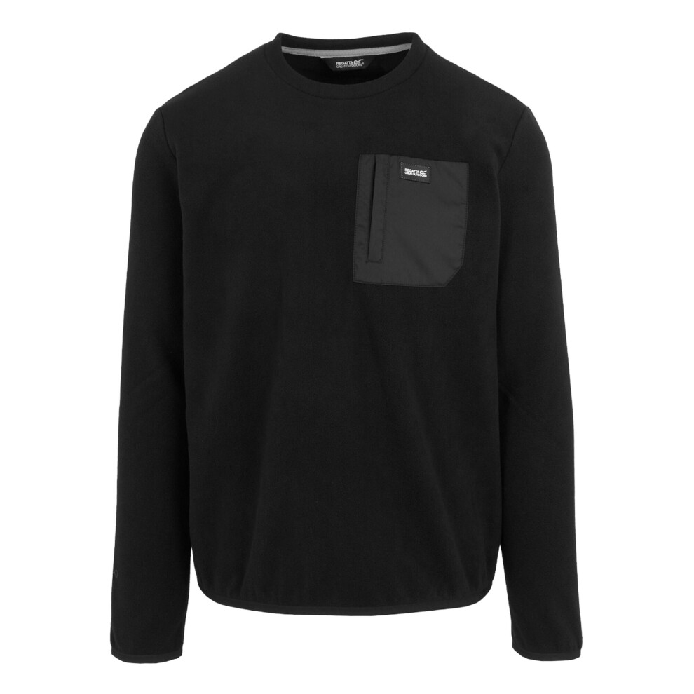 (L, Black) Regatta Mens Frankie Crew Neck Sweatshirt