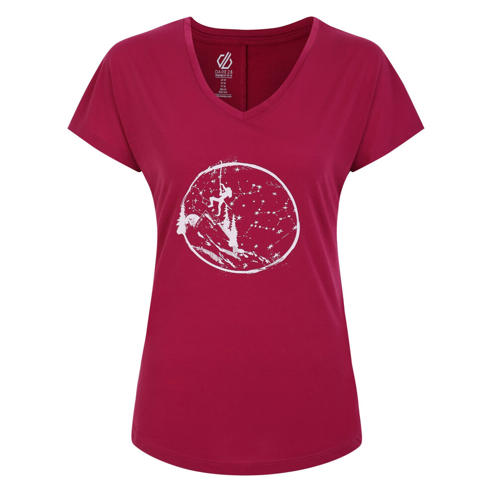 (8 UK, Berry Pink) Regatta Womens/Ladies Calm Mountain T-Shirt