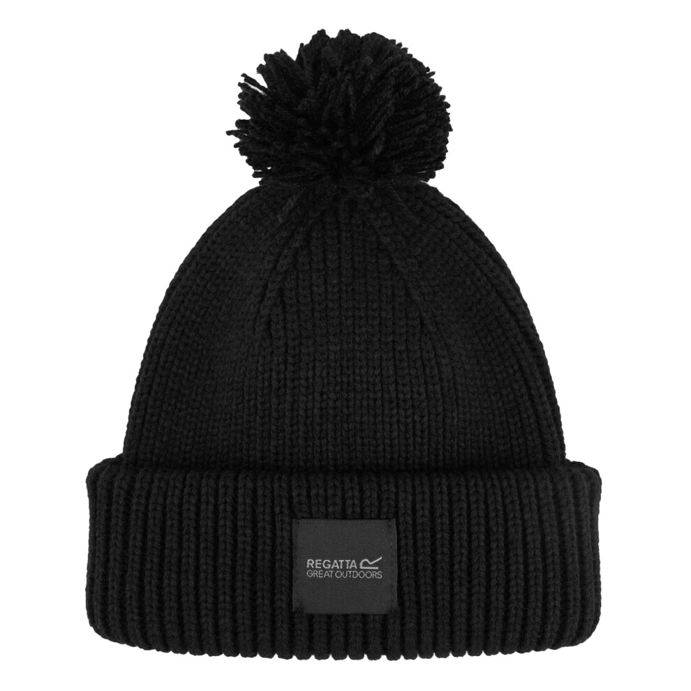 (One Size, Black) Regatta Unisex Adult Connora Pom Pom Beanie