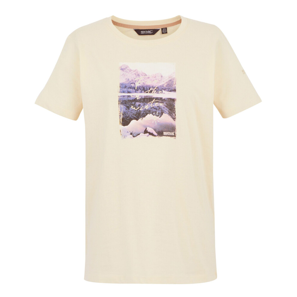 (16 UK, Light Vanilla) Regatta Womens/Ladies Filandra IX Photograph T-Shirt