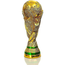 (21cm) 2022 World Cup Soccer Trophy Replica, Soccer Champion League Trophy Replica, Fans Souvenirs, Gifts For Fans Men -bp