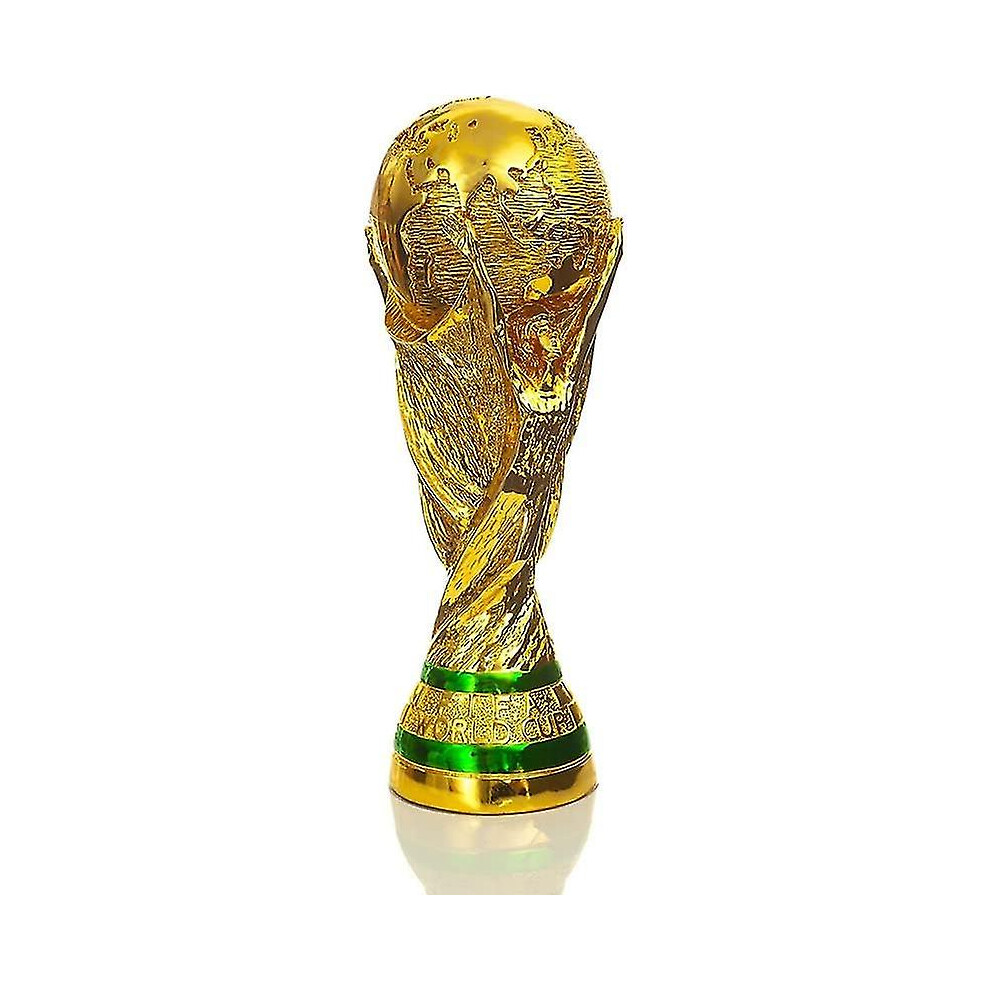(21Cm) 2022 World Cup Soccer Trophy Replica, Soccer Champion League Trophy Replica, Fans Souvenirs, Gifts For Fans Men -Bp Gold