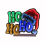 Snow Time 40cm Infinity Ho Ho Ho on Metal Base with Multi-Coloured LEDs 8