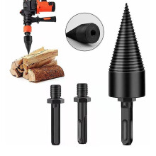 Speed Twist Drill Bit Wood Firewood Log Splitter Screw Splitting Cones Driver