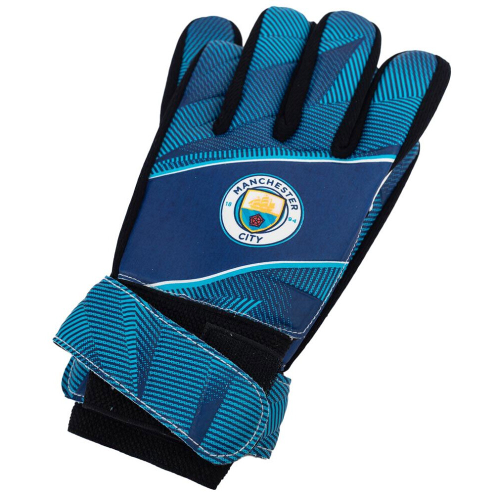 Photos - Goalkeeper Gloves Manchester City FC Youths Fuse  TM-04521