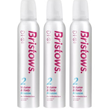 3 x 200ml Bristows #2 Volume & Body Mousse