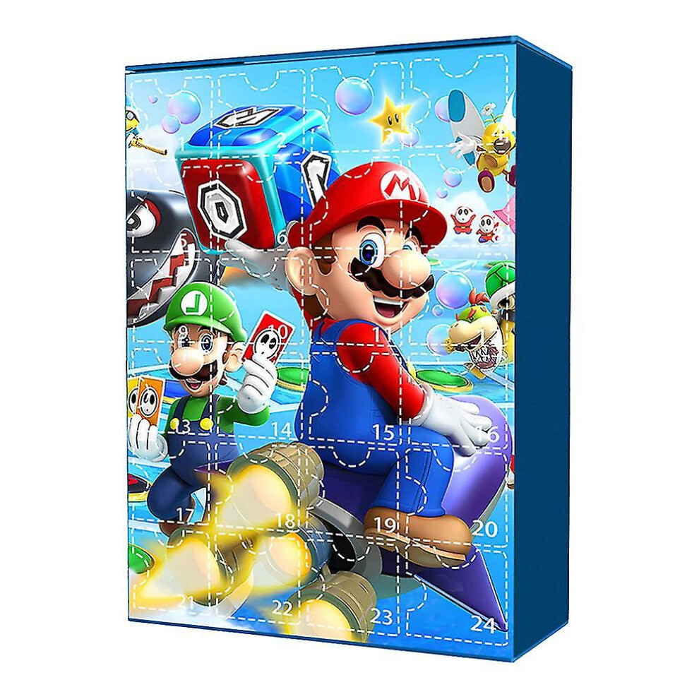 Christmas Advent Calendar Xmas Countdown Surprise Box 24pcs Anime Figures Toy For Kids Gift C