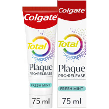 Colgate Plaque Pro-Release Fresh Mint Toothpaste 75ML – Removes Plaque, Fresh Breath, Supports Gum Health