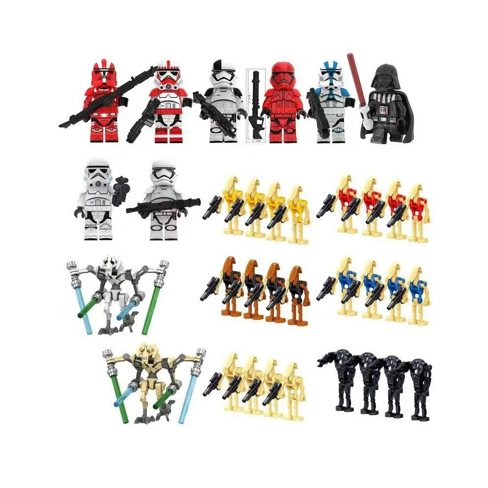 Enekio (34Pcs-J) Star Wars Empire Storm Trooper Minifigures Kids Toys Fit Lego