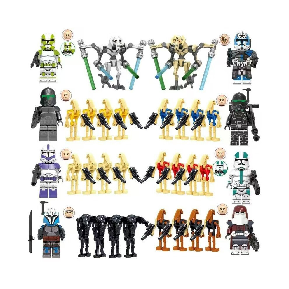 (34pcs-L) Fit Lego Star Wars Empire Storm Trooper Minifigures Kids Toys