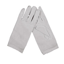(Silver) Ladies Evening Wear Satin Short Wrist Gloves Cc