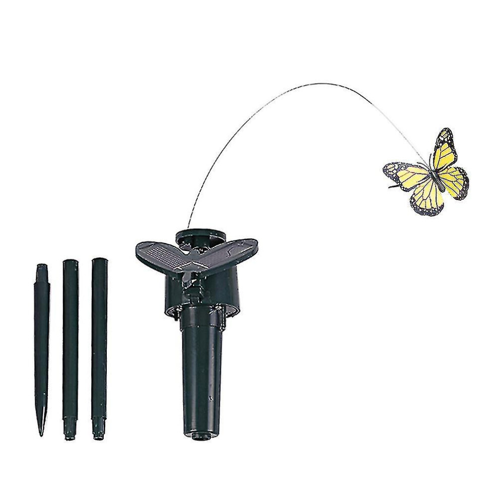 Butterfly Solar Powered Dancing Fluttering Butterflies Flying Humming Bird Garden Yard Decoration