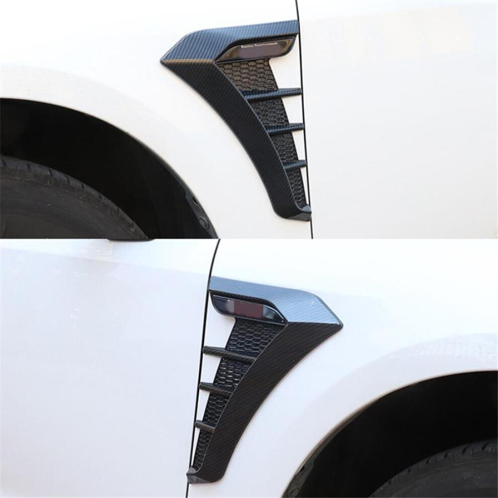 Carbon Fiber Look Fender Vent Cover Trim 957601303361
