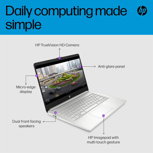 HP HP 14" Laptop, Intel Core i3-1215U Processor, 8 GB RAM, 256 GB SSD 1
