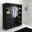 New Durable and stylish Spaceways Deluxe Large 3 Canvas Wardrobe. 1