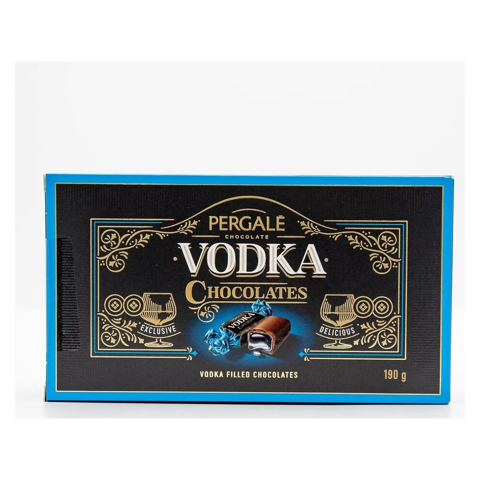 Pergale Vodka Liqueur Filled Chocolates Sweets Candy Luxury 190G 6.7Oz