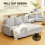 Homcom HOMCOM Pull Out Sofa Bed L Shape Corner Sofa w/ Reversible Chaise Light Grey 3