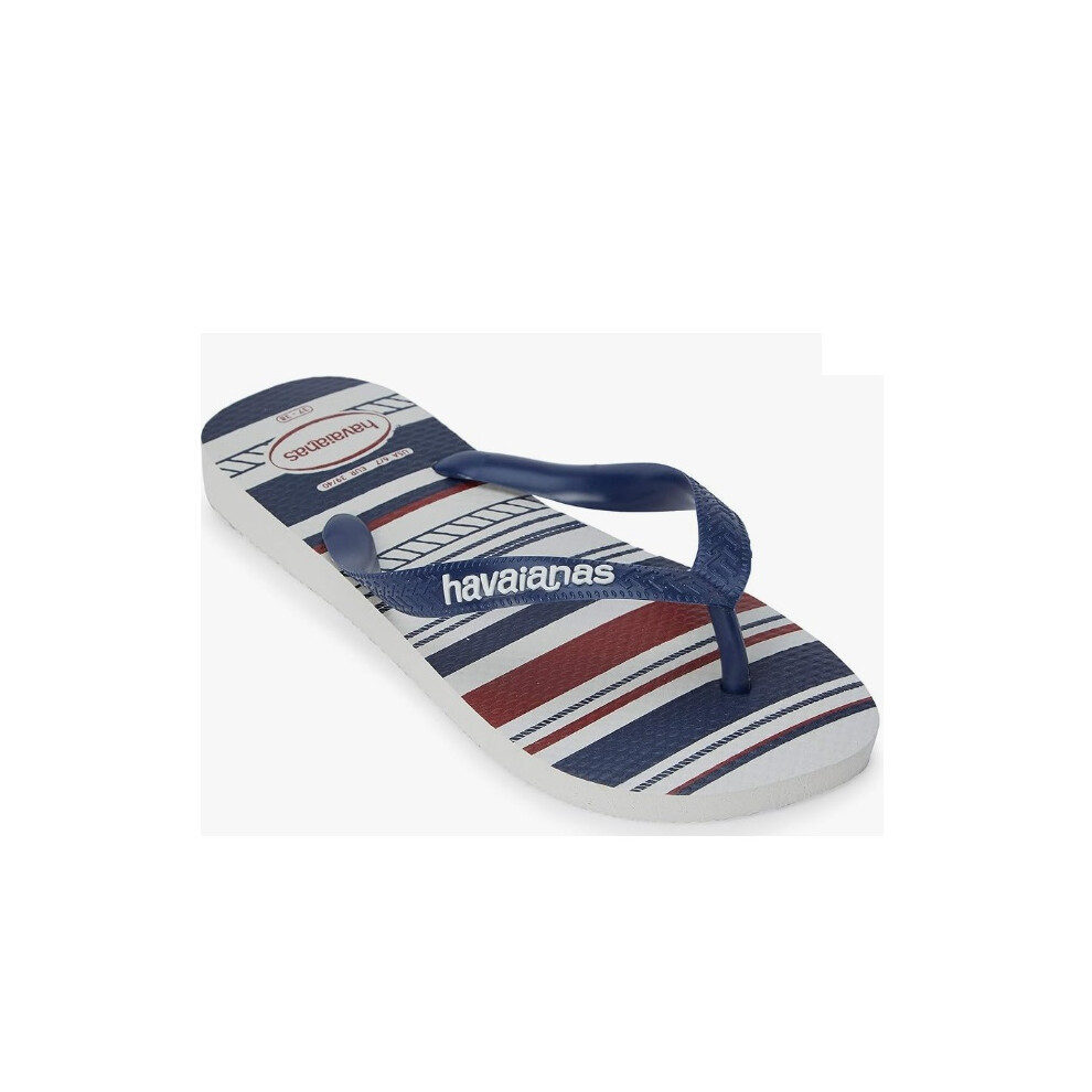 Havaianas Top Nautical Mens Flip Flops Multicolor N/Blue Wht 6.5UK