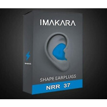 (blue) Noise Cancelling Ear Plugs, Custom Molded Earplugs, 37db Highest Nrr, Reusable Hearing Protection