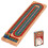 1 Set Cribbage Board Table Game Solid Wood Party Board Game Board Cribbage Cards Board 1